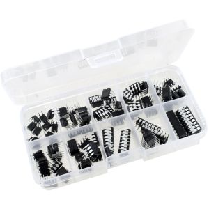 Photo of the: Integrated Circuits ICs Assortment Set - 85pcs
