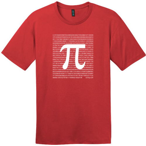 pi t shirt