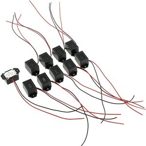 Photo of the 10 pack Piezo Electronic Alarm Buzzers with Leads - 3V