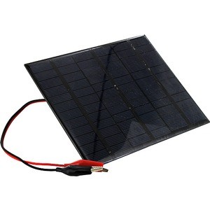 Photo of the 18V 150mA Solar Panel with Alligator Clips