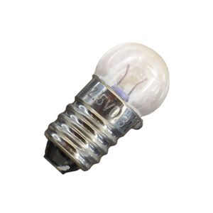 Mini LED Light Bulb - White - 3V DC E10 0.06W by