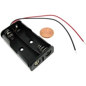 Photo of the 2 x AA Battery Holder with Leads- 3V