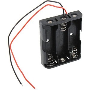 Photo of the 3 x AA Battery Holder with Leads - 4.5V
