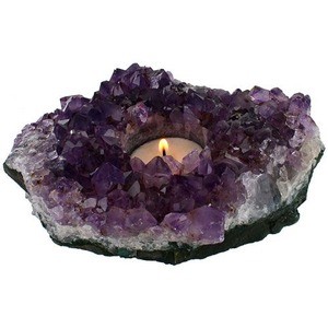 Photo of the Amethyst Candle Holder