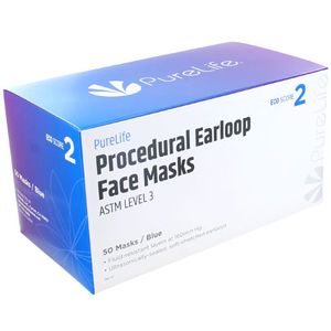 ASTM Level 3 Earloop Face Masks - Pack of 50 | xUmp