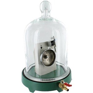 Photo of the Bell Jar with Bell and Pressure Plate