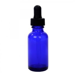 Photo of the Blue Cobalt Bottle with Dropper - 2oz 