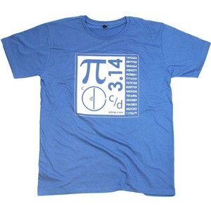 Photo of the Blue Pi Math T-Shirt