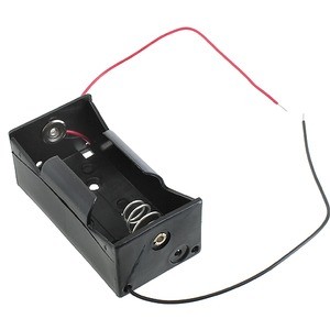 Photo of the D Battery Holder with Leads - 1.5V