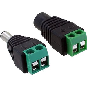 thumbnail image 2 of 10-Pack 5.5mm X 2.1mm DC Power Plug Male Jack Connectors - For CCTV Cameras, Security Systems, Adapters 2 of 14