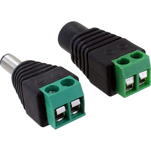 DC Power Jack Adapters 2.1mm Male and Female Set xUmp