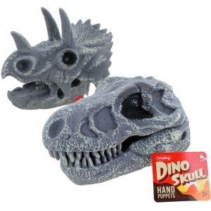 Photo of the Dino Skull Hand Puppets - Set of 2