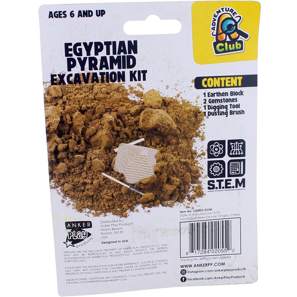 Egyptian Pyramid Mini Excavation Kit xUmp