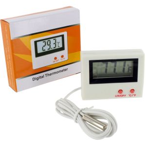 Photo of the: F/C Desktop Digital Thermometer with Probe
