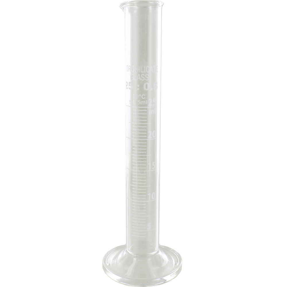 Glass Graduated Cylinder - 25ml | xUmp