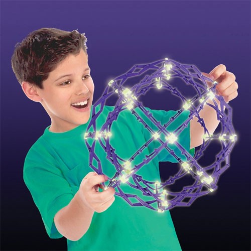 Hoberman Mini Sphere - Expanding Universe Glow