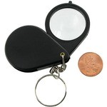 Set of 4 Glass Magnifiers with Rubberized Comfort Grip