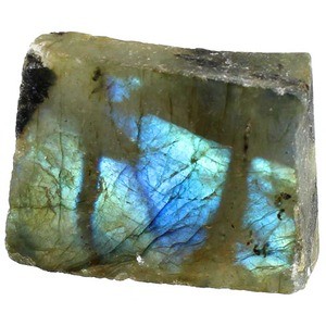 Photo of the Labradorite Chunk - 1 inch with One Polished Side