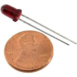Photo of the LED - Red 5mm 635nm 2.6V