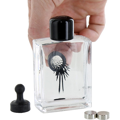 Amazing Ferrofluid Magnetic Display In a Bottle, Ferrofluid Magnetic Liquid  Display Desk Toy, Magnetism Science Kits