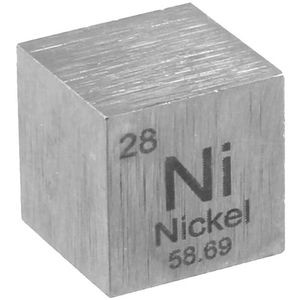 Photo of the Nickel Metal Cube - 10mm 99.95 Pure 