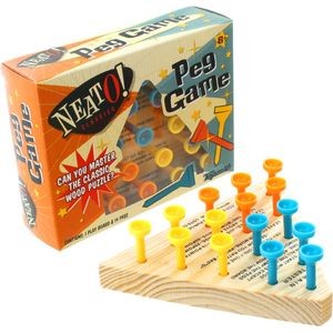 Photo of the Peg Game - Wooden Triangle Puzzle