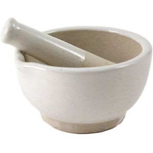 Photo of the Porcelain Mortar and Pestle - 150mm