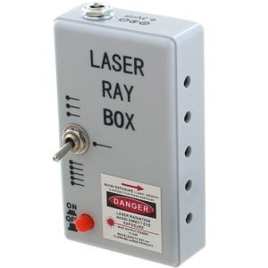 Photo of the Red Laser Ray Box - 1, 3 or 5 beams - with Adapter