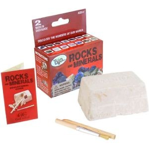 Real Space Rock Geology Dig Kit Educational Science Excavation Mini Set by Tobar 