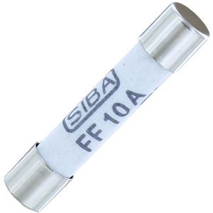 Photo of the SIBA FF 10A 600V Ceramic Multimeter Fuse - 6.3 x 32mm