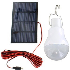 Photo of the Camping Solar LED Light Bulb - 0.8W 5V 150 Lumens