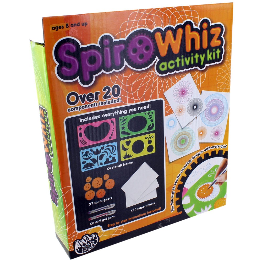 Spirowhiz Spirograph Drawing Activity Kit | xUmp