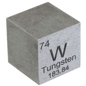 Photo of the Tungsten Metal Cube - 10mm 99.95 Pure 