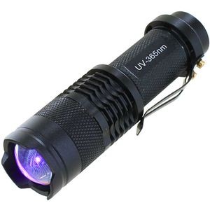 Photo of the Zoom Focus 365nm LED UV Blacklight Flashlight