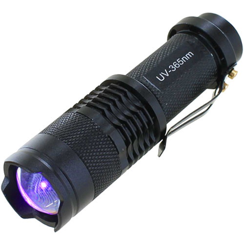 Kangoeroe Ongeëvenaard Ultieme Zoom Focus 365nm LED UV Blacklight Flashlight | xUmp
